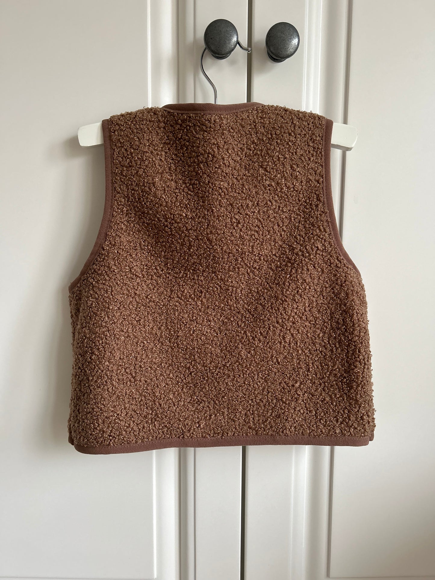 Teddy gilet met naam