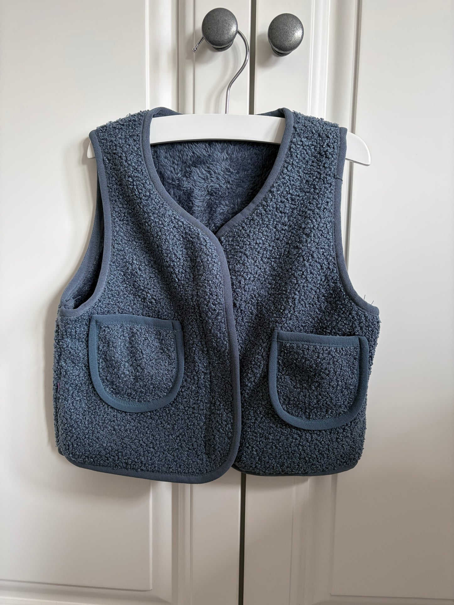 Teddy gilet met naam