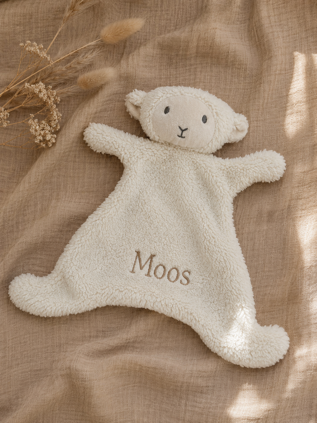 Teddystof knuffelvriendje Schaap